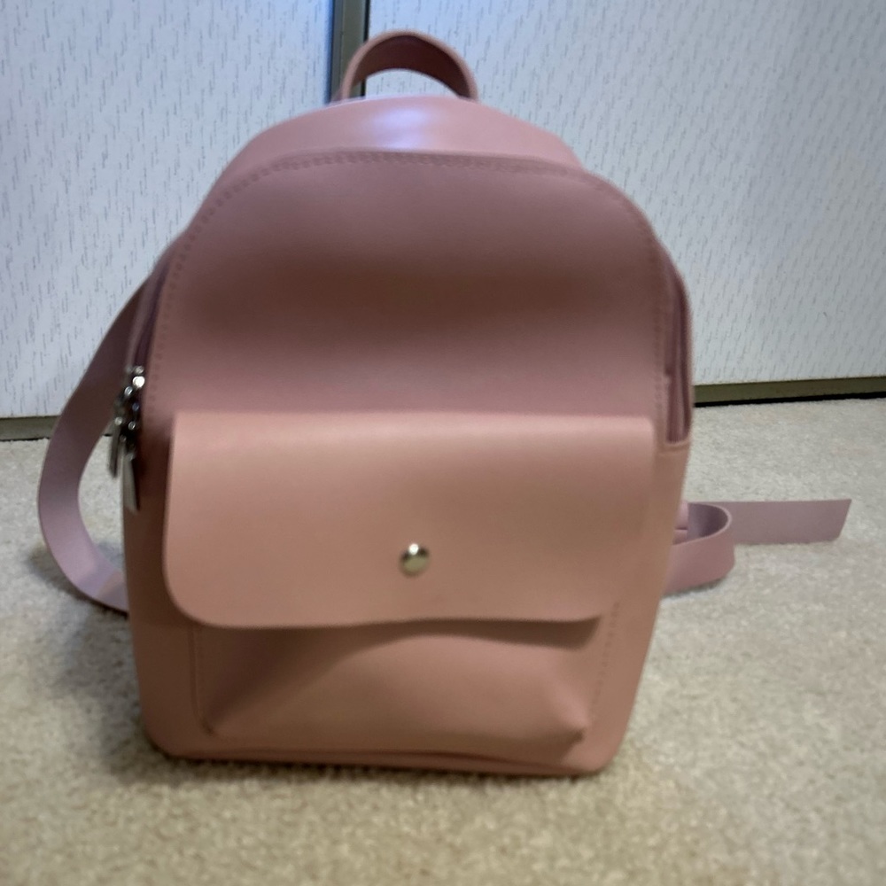 Pink backpack
